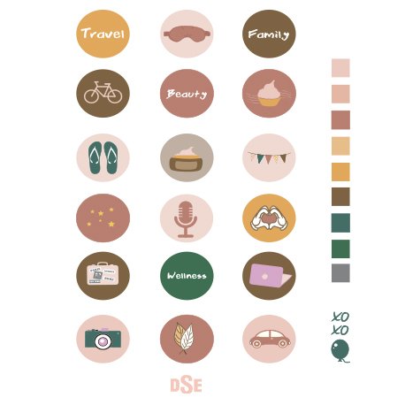 Highlight Icons Beauty & Lifestyle