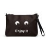 Black Emoticon Crossbody bag
