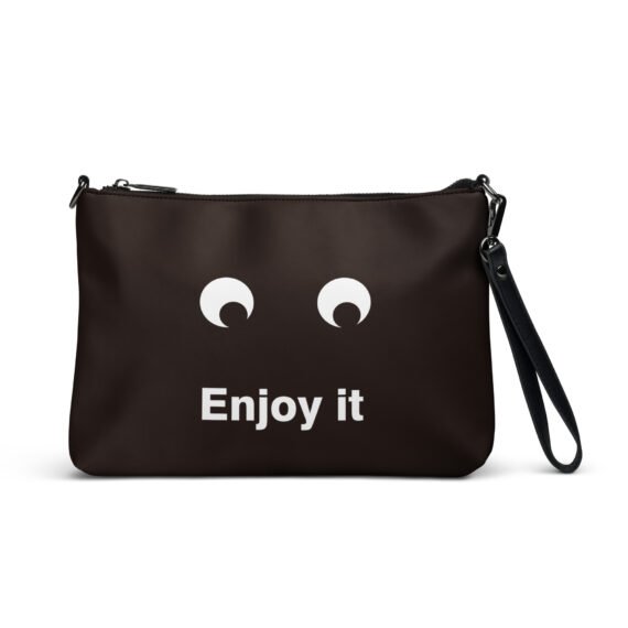 Black Emoticon Crossbody bag