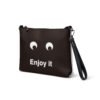 Black Emoticon Crossbody bag