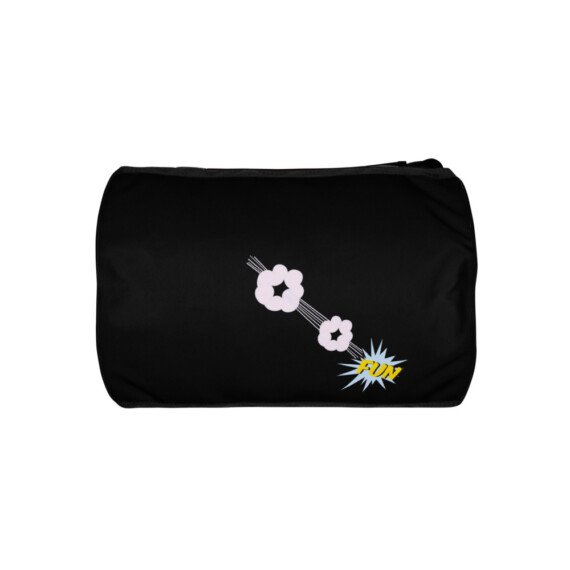 Black Emoticon • All-over print gym bag