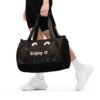 Black Emoticon • All-over print gym bag
