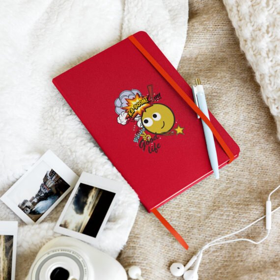 Smile Emoticon Hardcover bound notebook