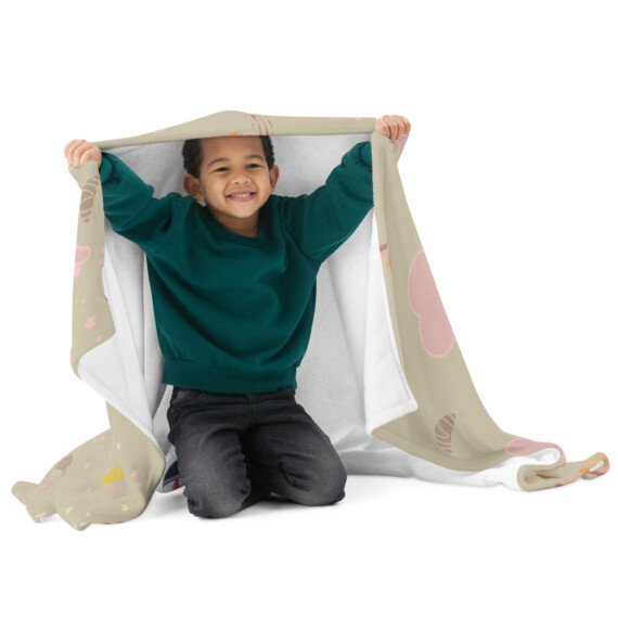 Made with love • Throw Blanket
