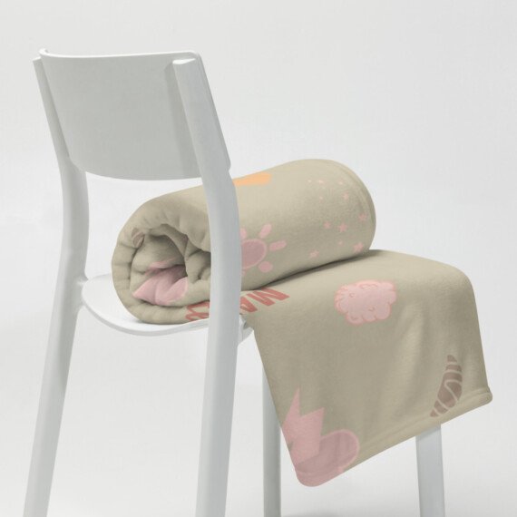 Made with love • Throw Blanket