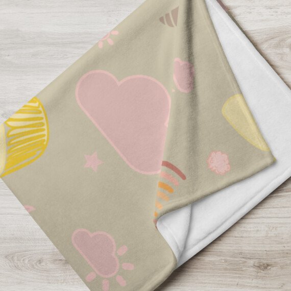 Made with love • Throw Blanket