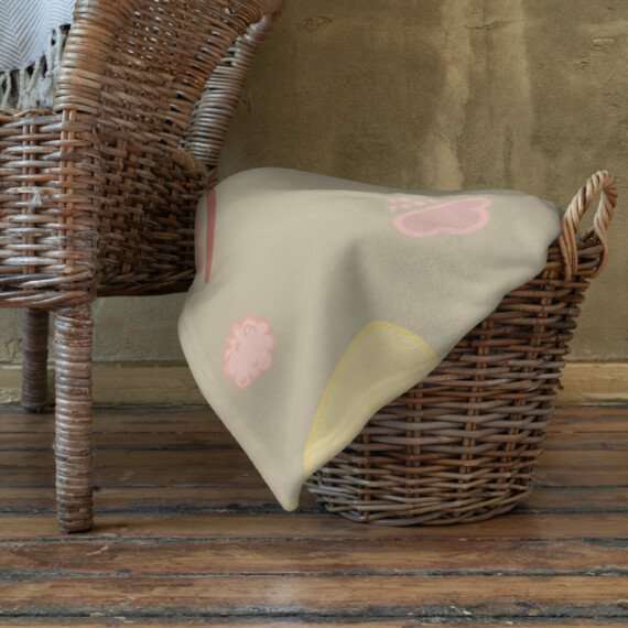 Made with love • Throw Blanket