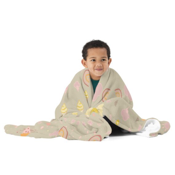 Made with love • Throw Blanket
