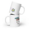 Wow Emoticon White glossy mug