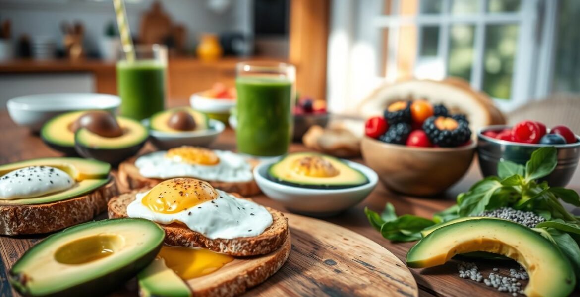 desayunos saludables con aguacate