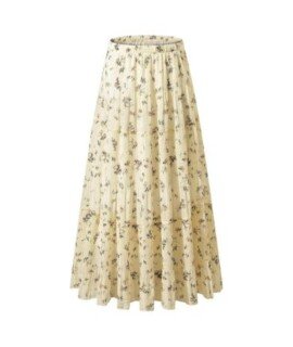 Alta Bohemia Maxi Falda Línea A