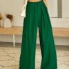 Pantalón ancho verde