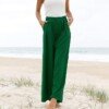 Pantalón ancho verde